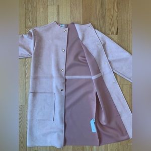 Jackie O. Blush Pink Zara Midi Coat